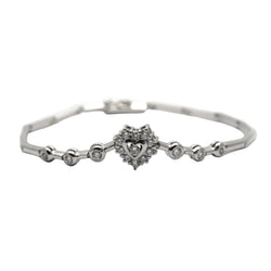 Bracelet en or blanc et diamants - Castafiore