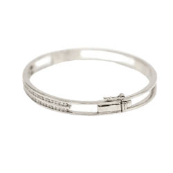 Bracelet en or blanc et diamants - Castafiore