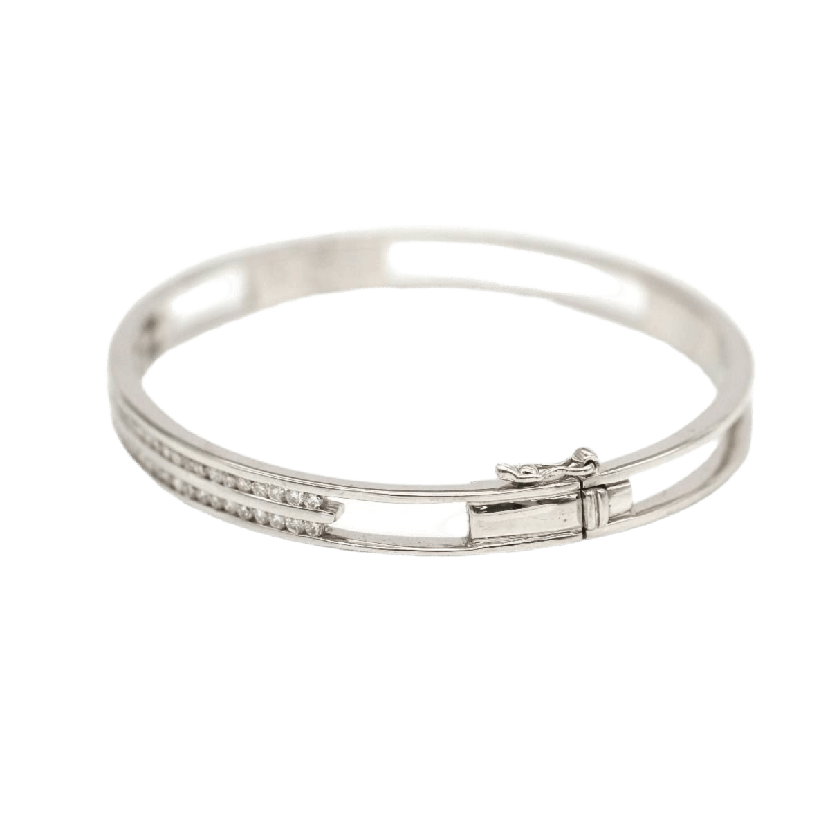 Bracelet en or blanc et diamants - Castafiore