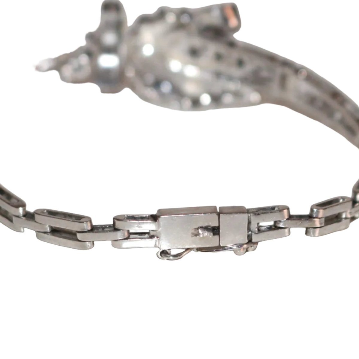 Bracelet en or blanc et diamants - Castafiore