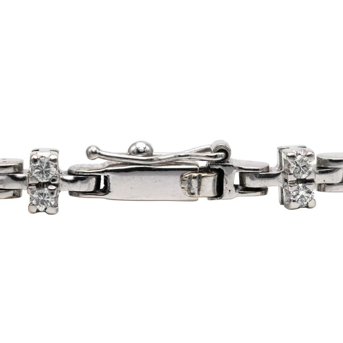 Bracelet en or blanc et diamants - Castafiore