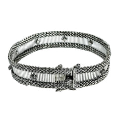 Bracelet en or blanc et diamants - Castafiore