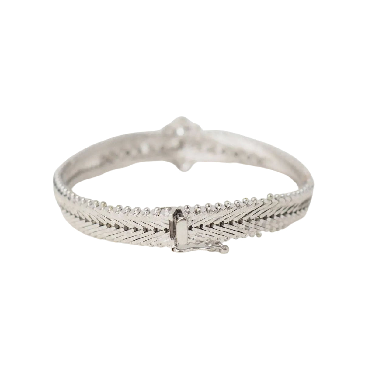 Bracelet en or blanc et diamants - Castafiore