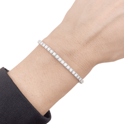 Bracelet en or blanc et diamants - Castafiore