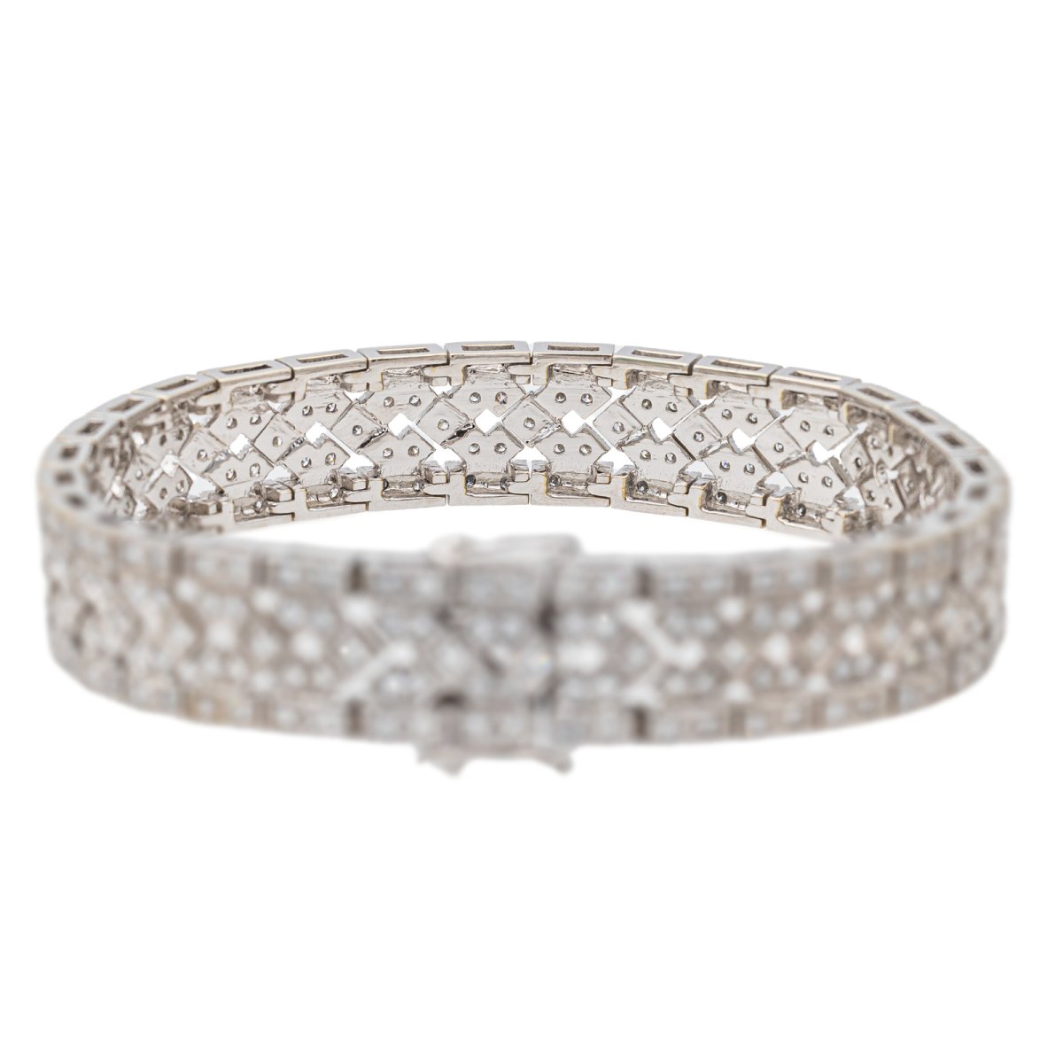 Bracelet en or blanc et diamants - Castafiore