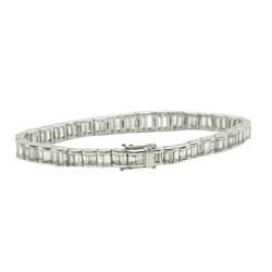 Bracelet en or blanc et diamants - Castafiore