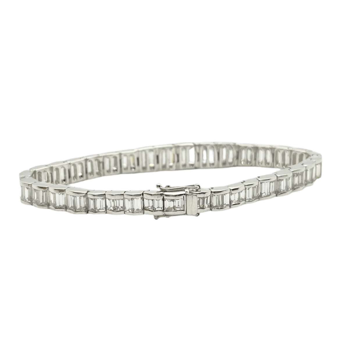 Bracelet en or blanc et diamants - Castafiore