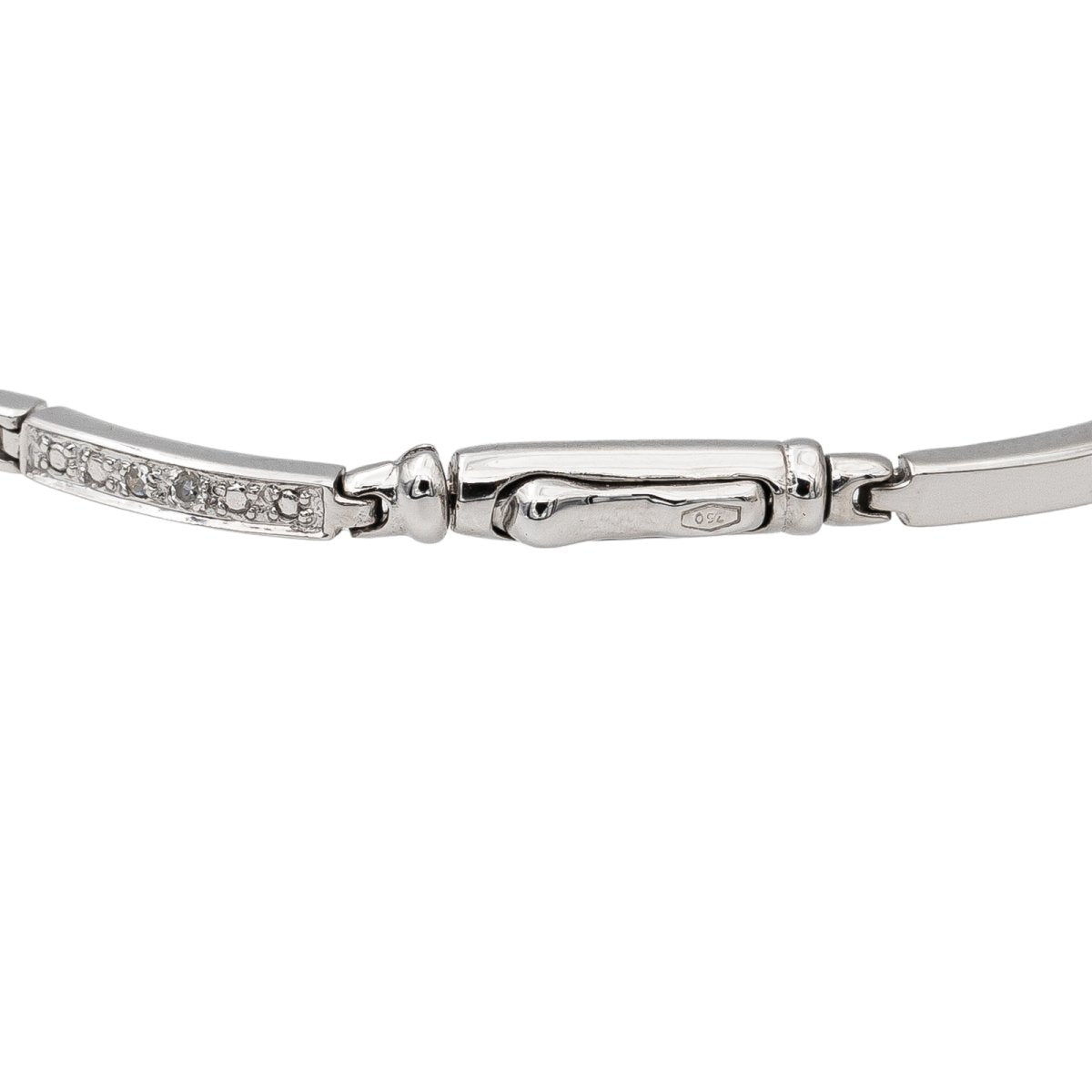 Bracelet en or blanc et diamants - Castafiore