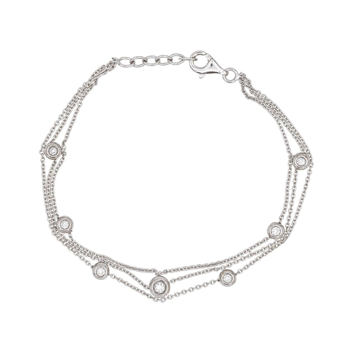 Bracelet White gold diamond