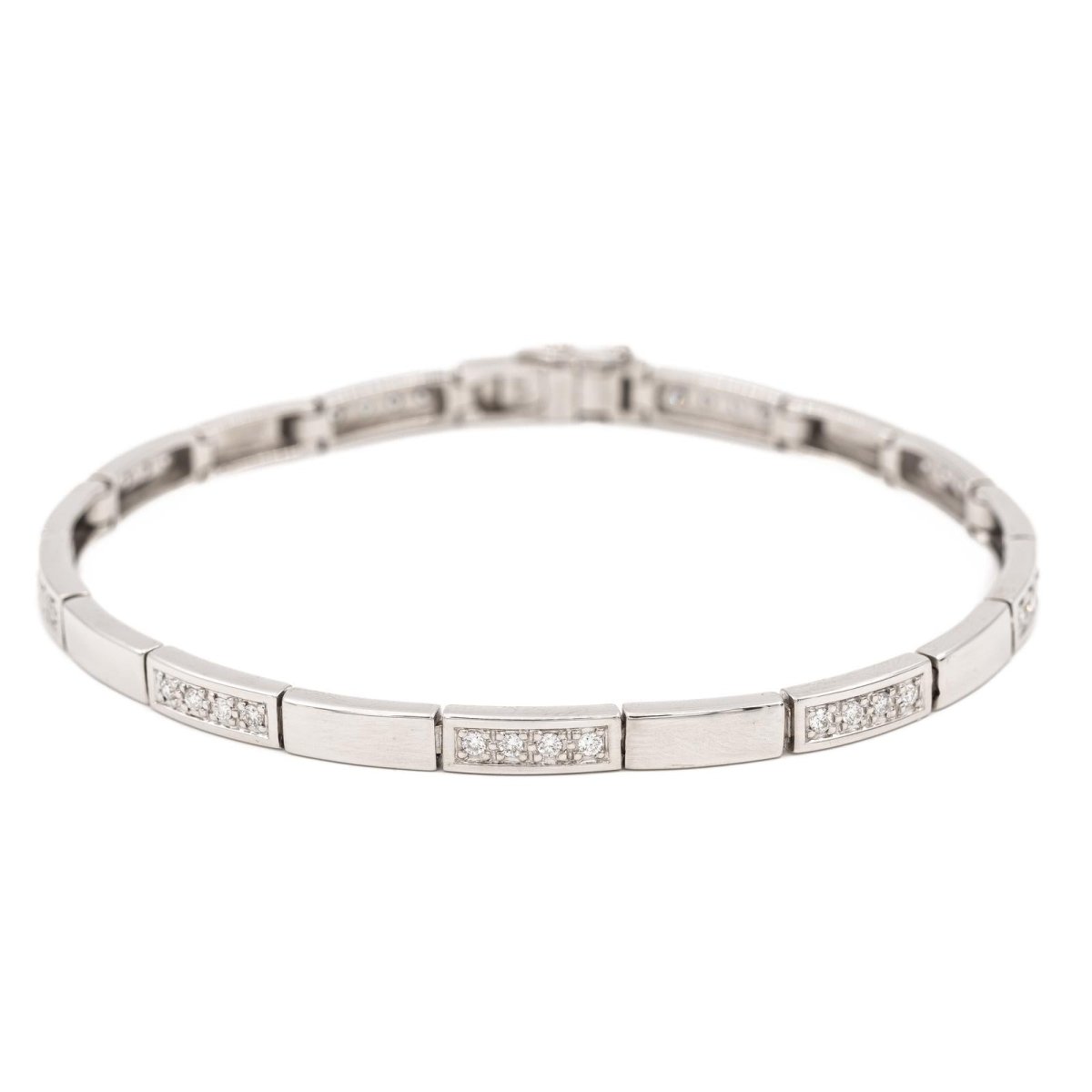 Bracelet en or blanc et diamants - Castafiore