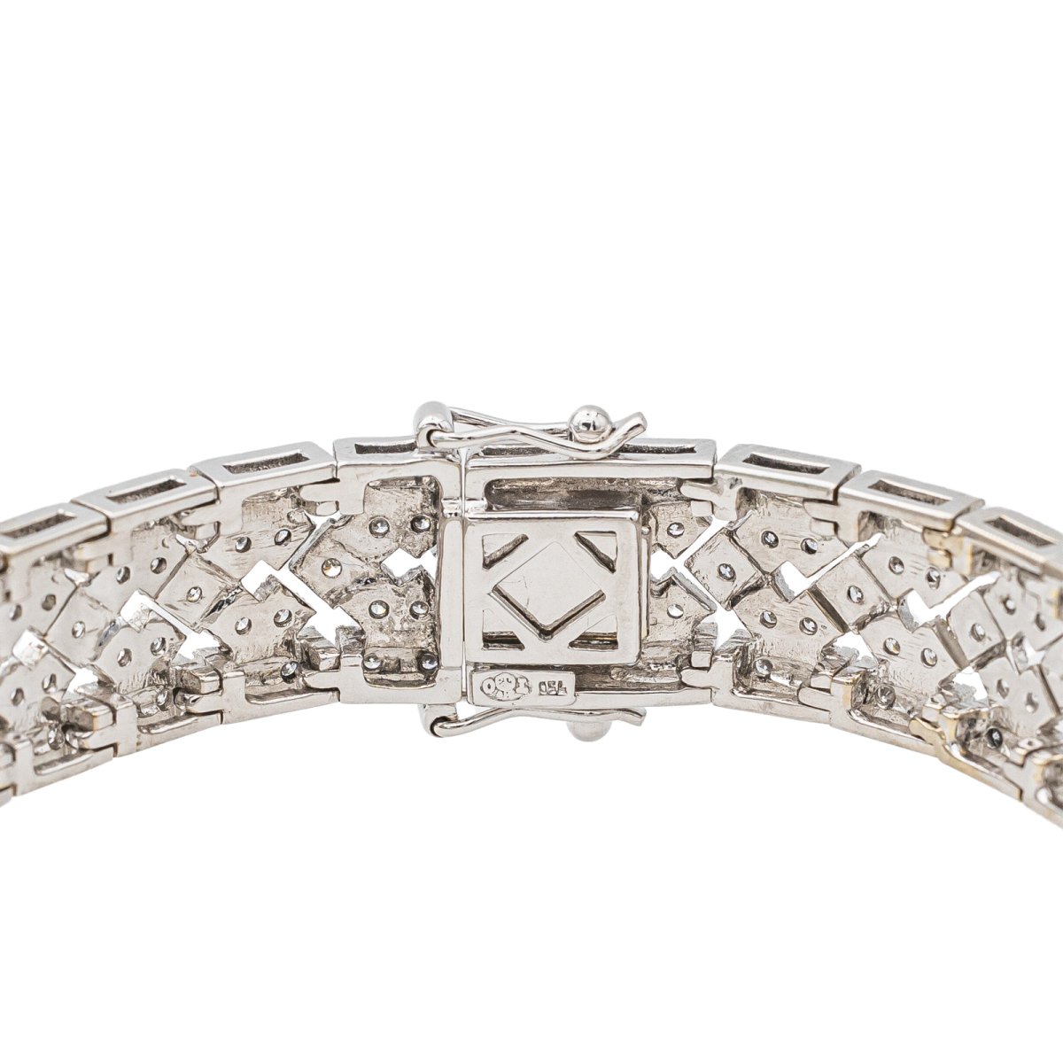 Bracelet en or blanc et diamants - Castafiore