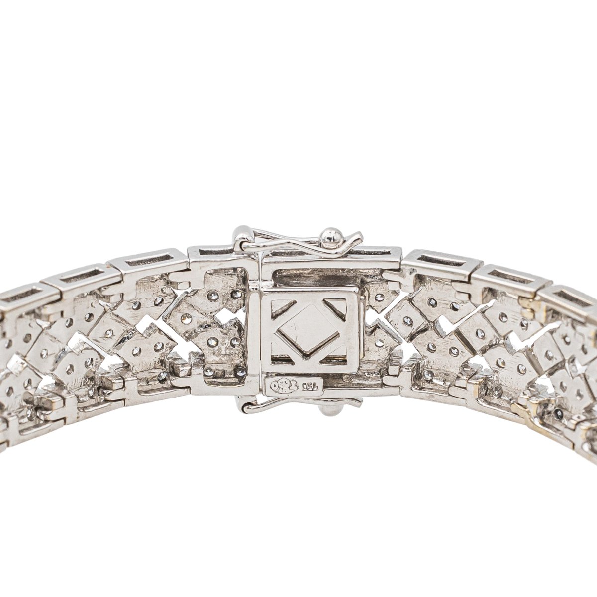 Bracelet en or blanc et diamants - Castafiore