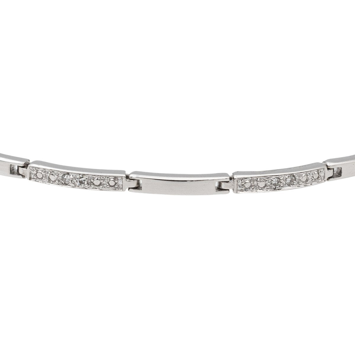 Bracelet en or blanc et diamants - Castafiore