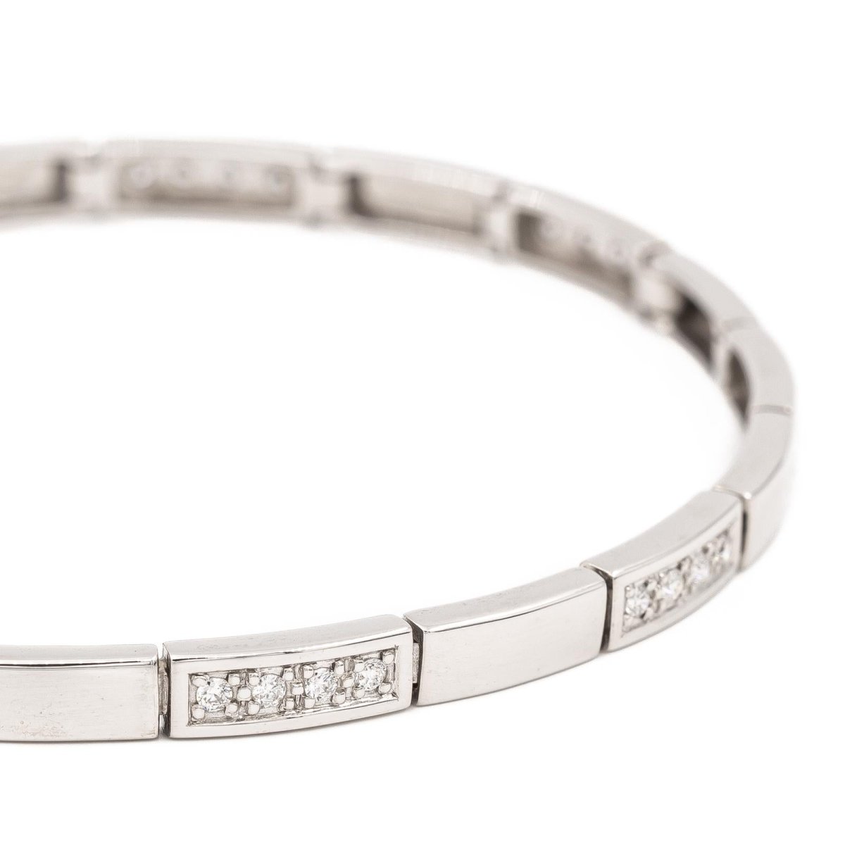 Bracelet en or blanc et diamants - Castafiore