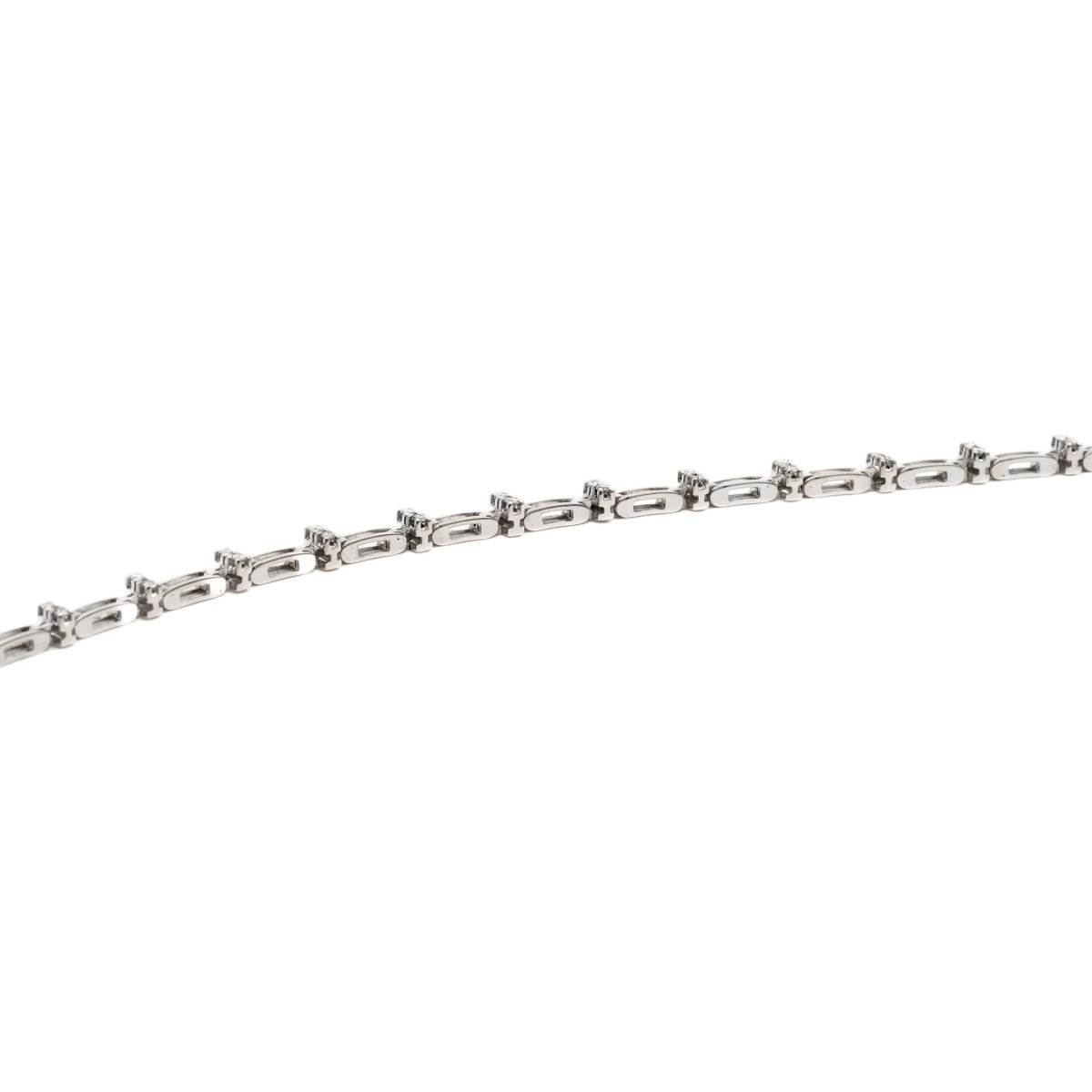 Bracelet en or blanc et diamants - Castafiore
