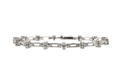 Bracelet en or blanc et diamants - Castafiore