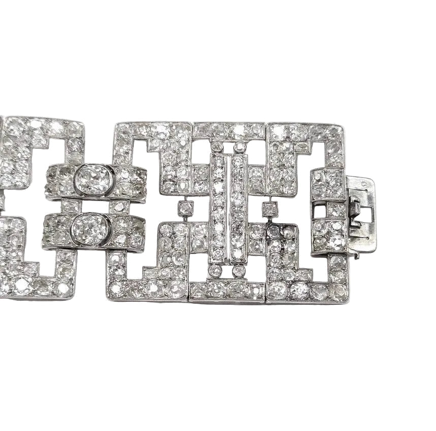 Bracelet en or blanc, platine et diamants - Castafiore