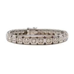 Bracelet en or blanc, platine et diamants - Castafiore