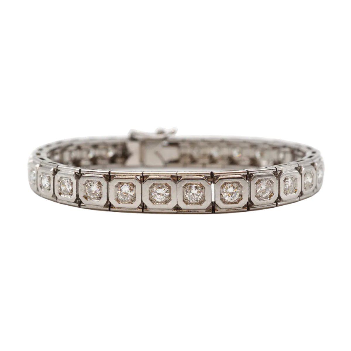 Bracelet en or blanc, platine et diamants - Castafiore