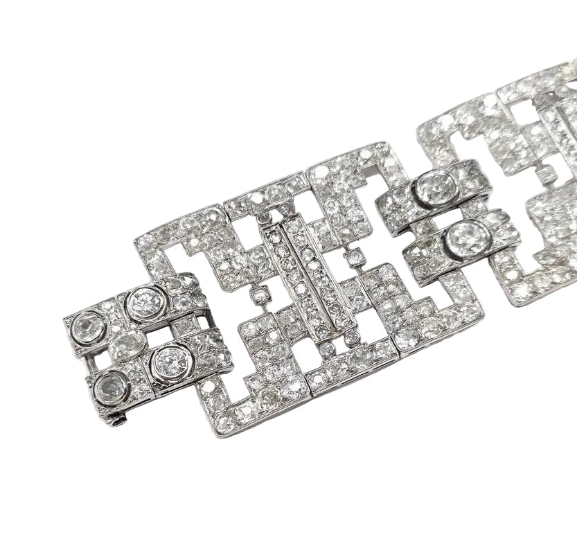 Bracelet en or blanc, platine et diamants - Castafiore