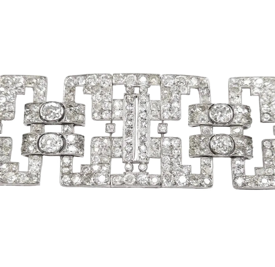 Bracelet en or blanc, platine et diamants - Castafiore