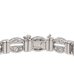 Bracelet en or blanc, saphirs et diamants - Castafiore