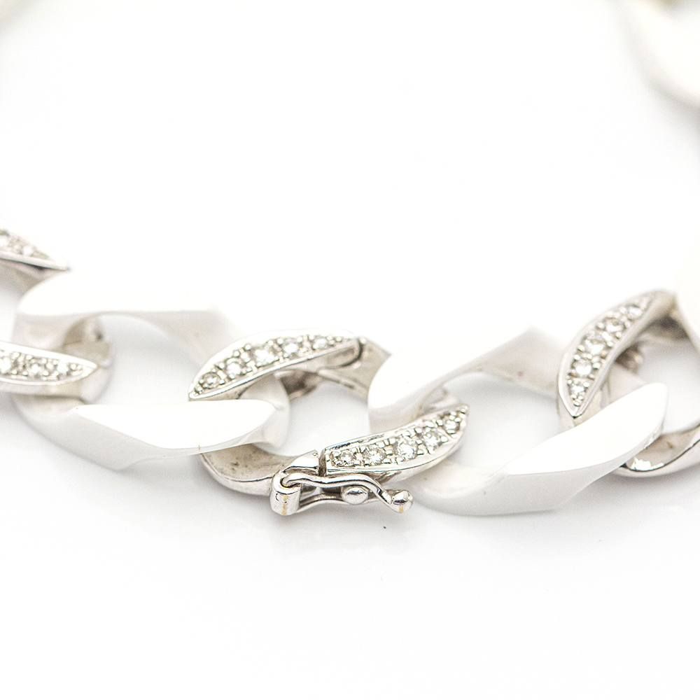 Bracelet en or, céramique et diamants - Castafiore