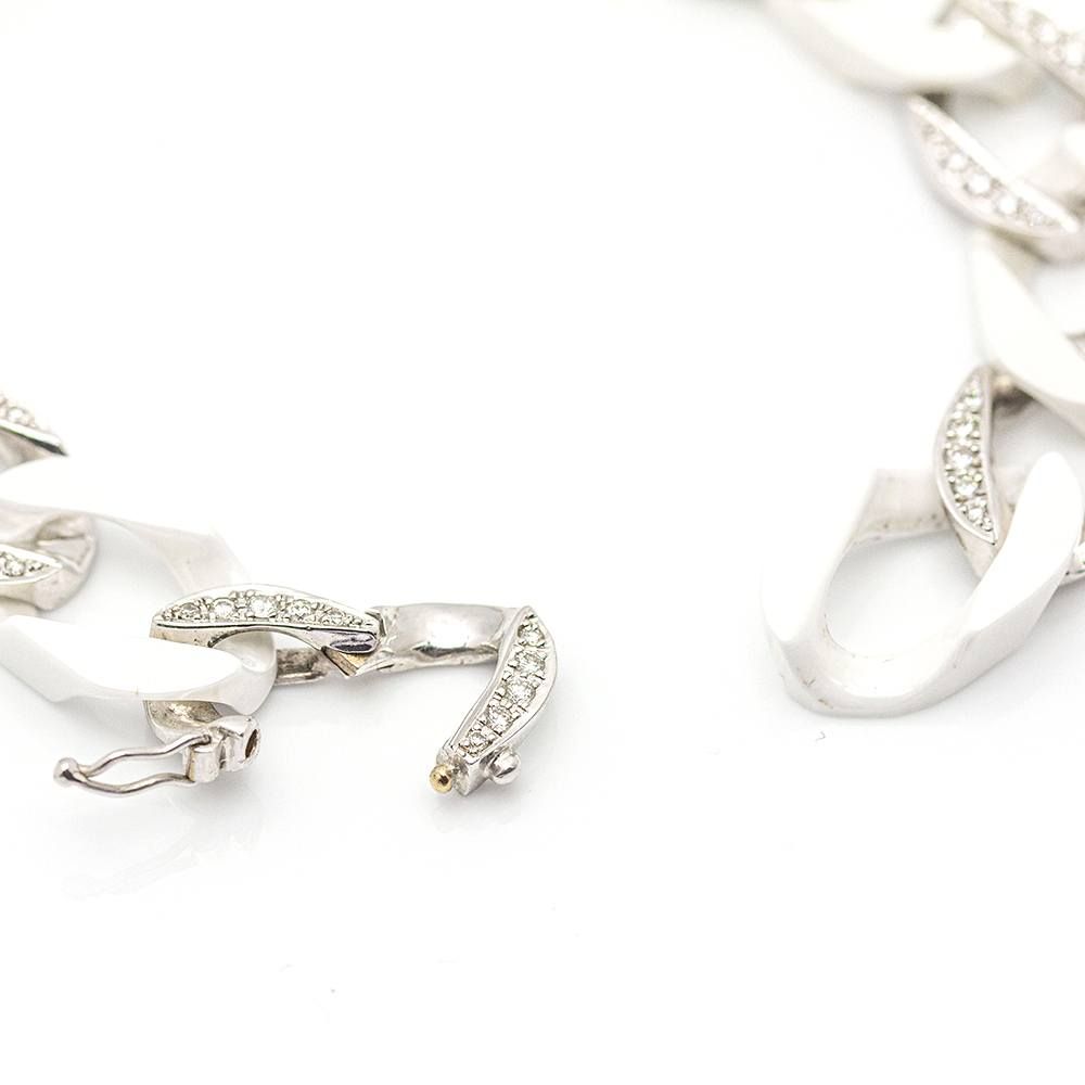 Bracelet en or, céramique et diamants - Castafiore