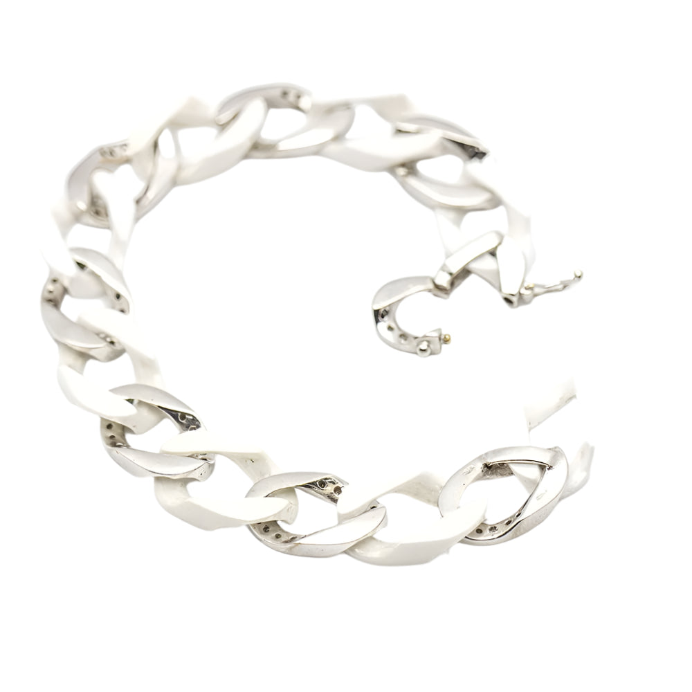 Bracelet en or, céramique et diamants - Castafiore