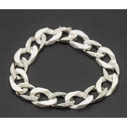 Bracelet en or, céramique et diamants - Castafiore