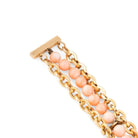 Bracelet en or et corail peau d'ange. - Castafiore