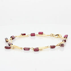 Bracelet en or et grenats - Castafiore