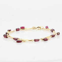 Bracelet en or et grenats - Castafiore