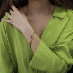 Bracelet en or et grenats - Castafiore