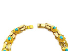 Bracelet En Or Et Turquoise - Castafiore