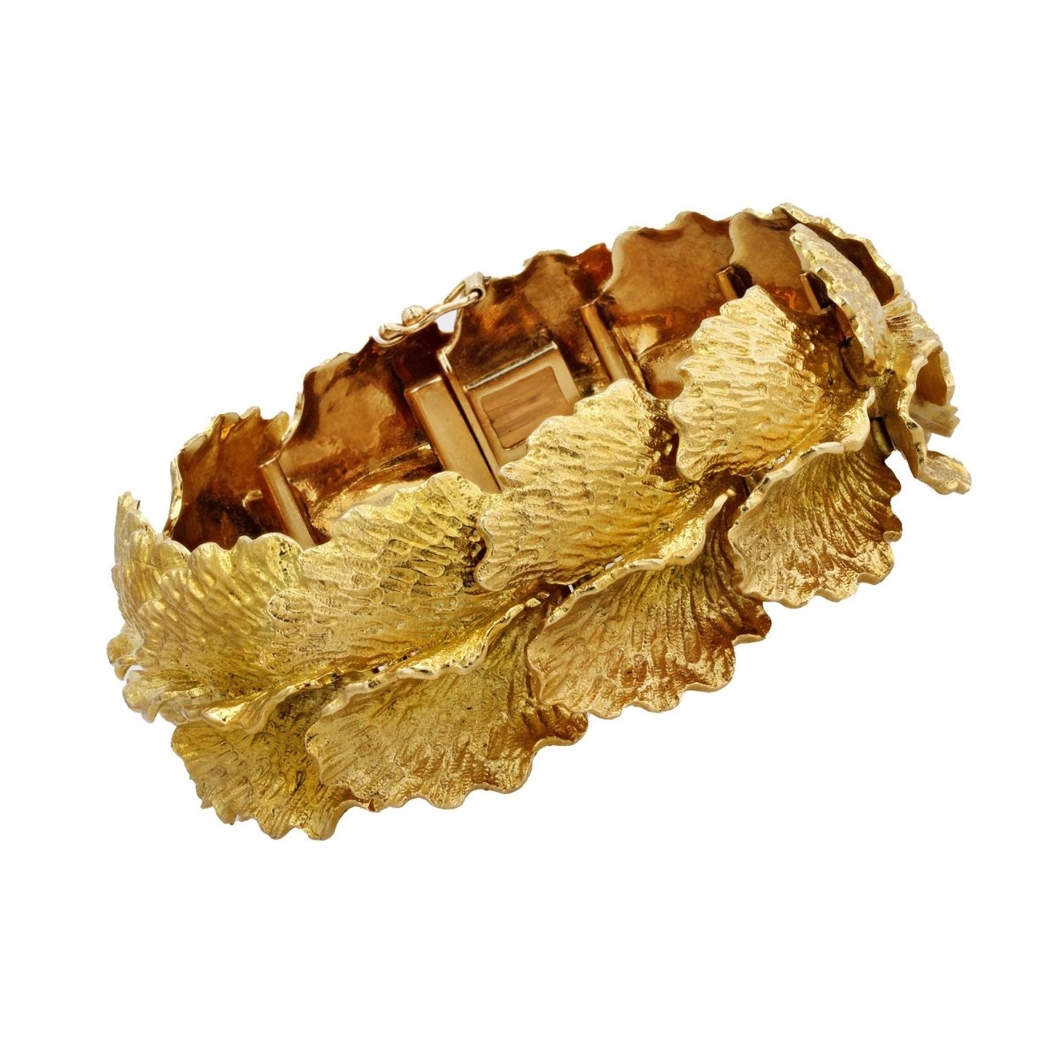 Bracelet en or feuilles - Castafiore