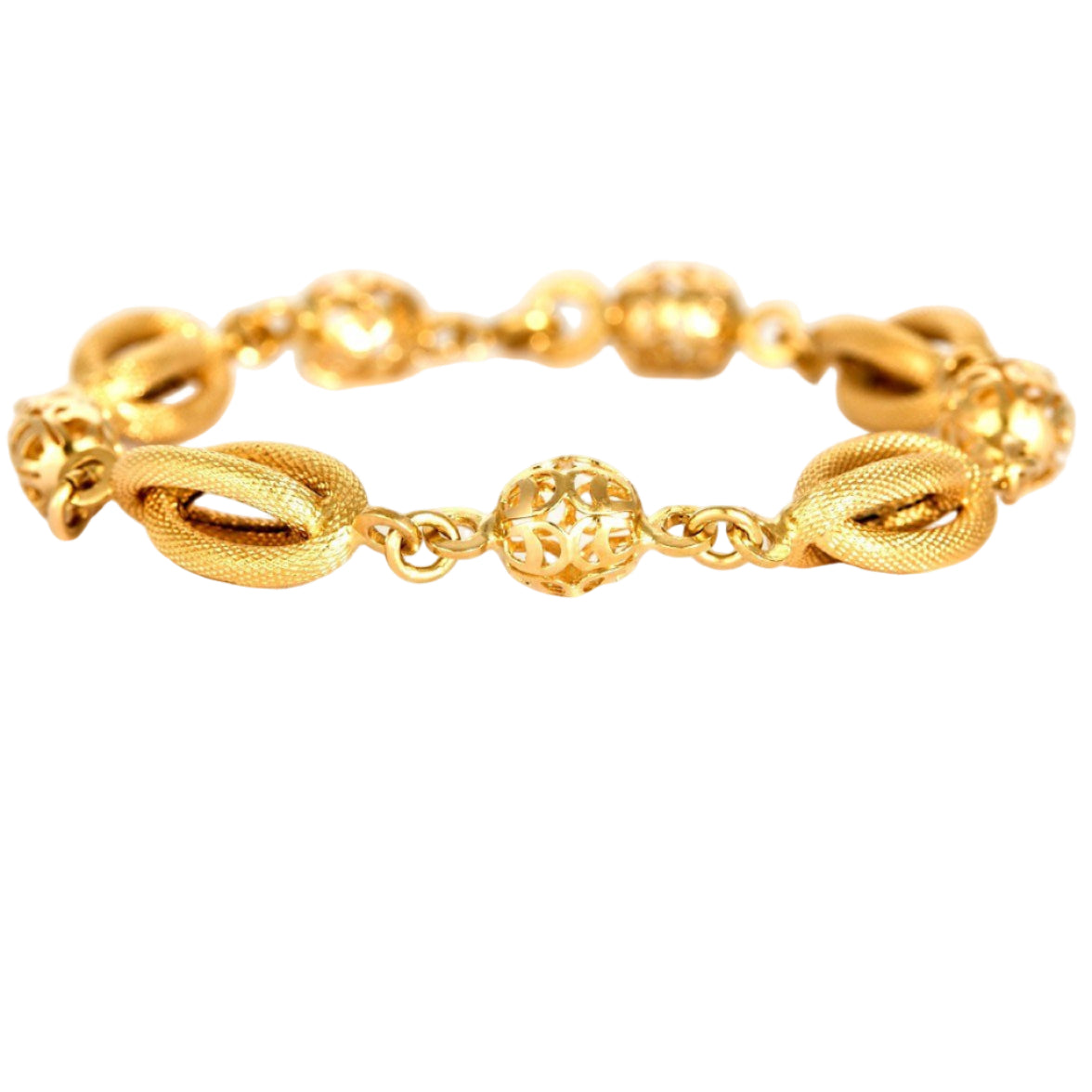 Bracelet en or jaune - Castafiore