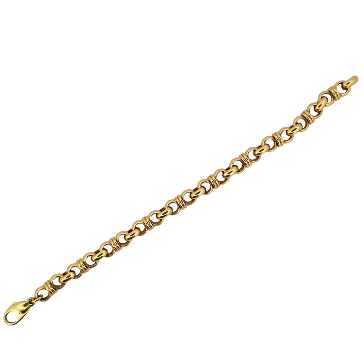 Bracelet en or jaune à maillons - Castafiore