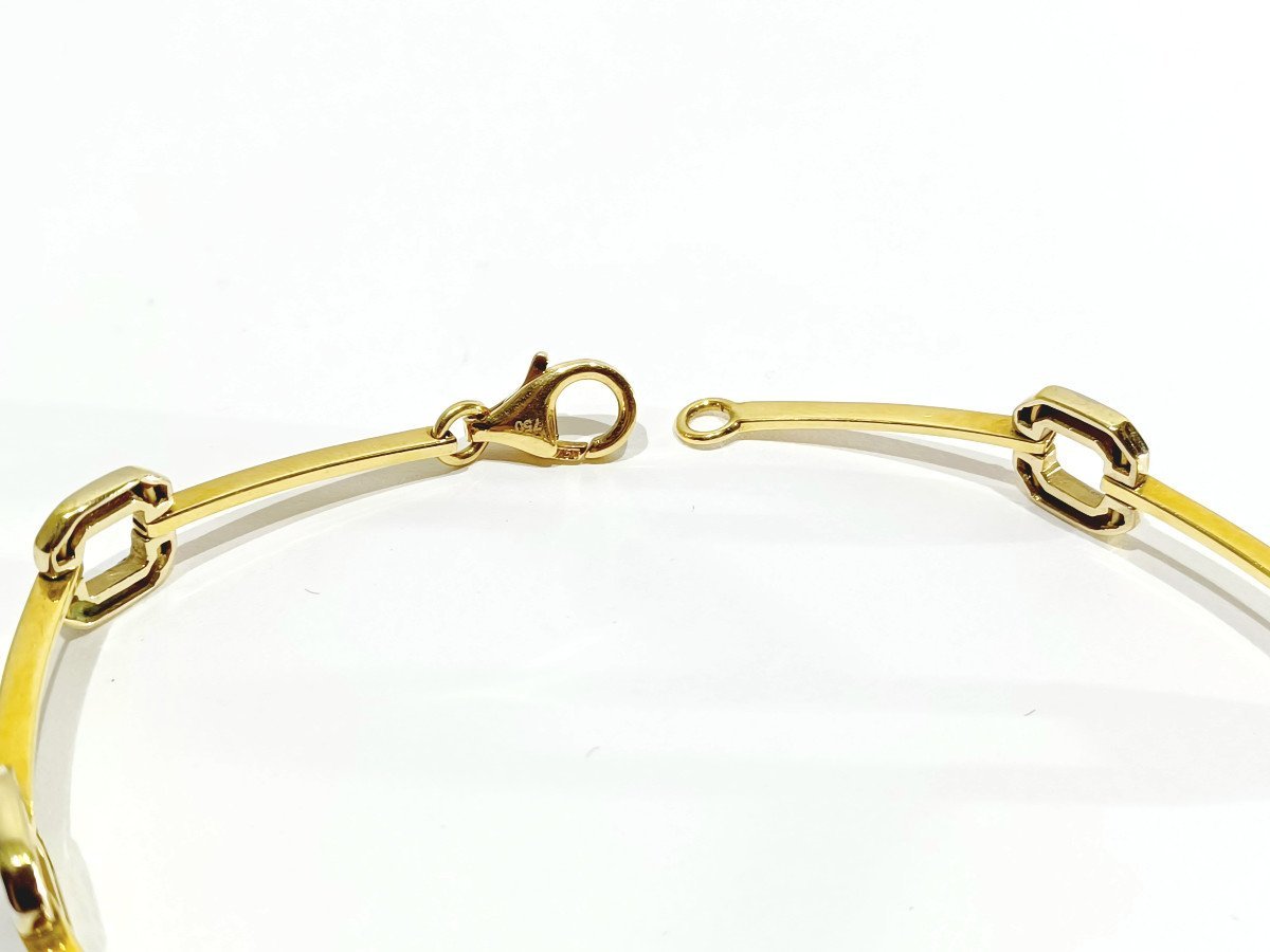 Bracelet En Or Jaune Et Blanc - Castafiore