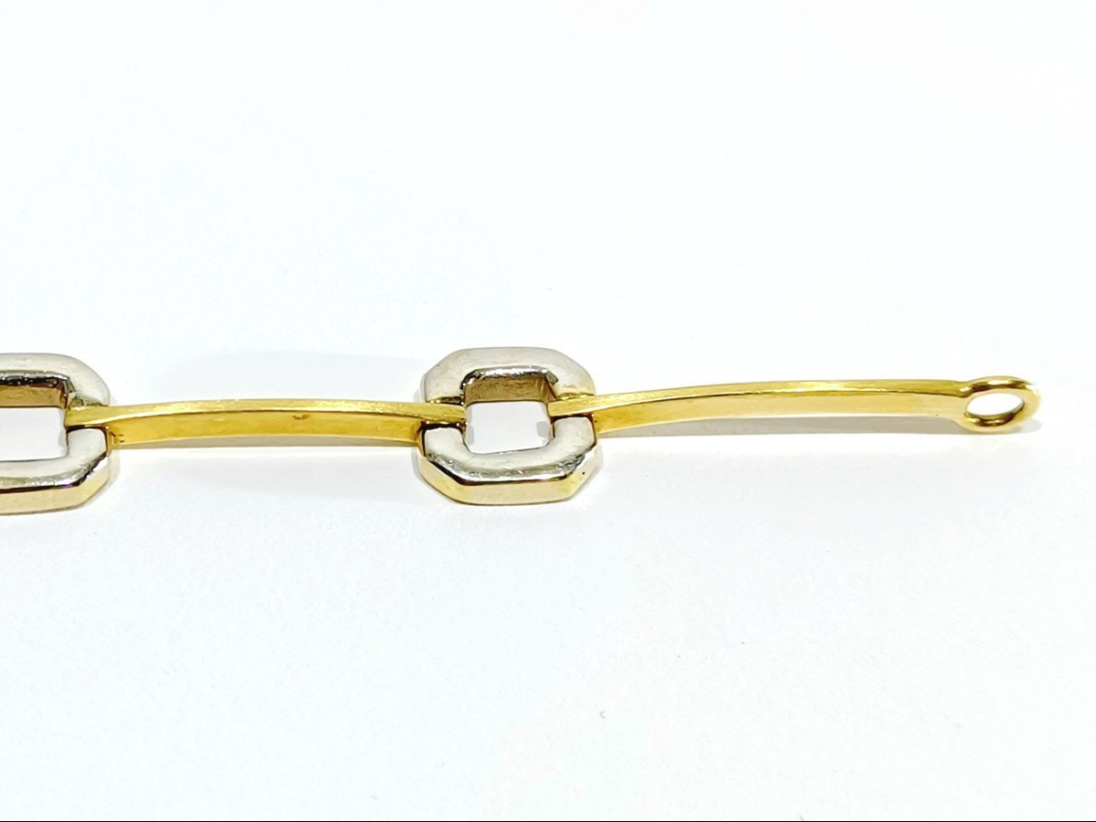 Bracelet En Or Jaune Et Blanc - Castafiore