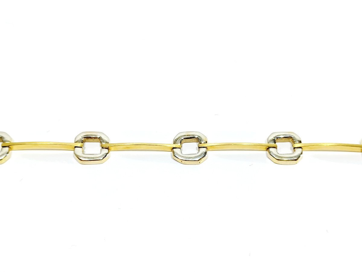 Bracelet En Or Jaune Et Blanc - Castafiore