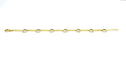 Bracelet En Or Jaune Et Blanc - Castafiore