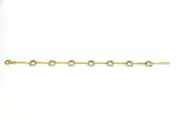 Bracelet En Or Jaune Et Blanc - Castafiore