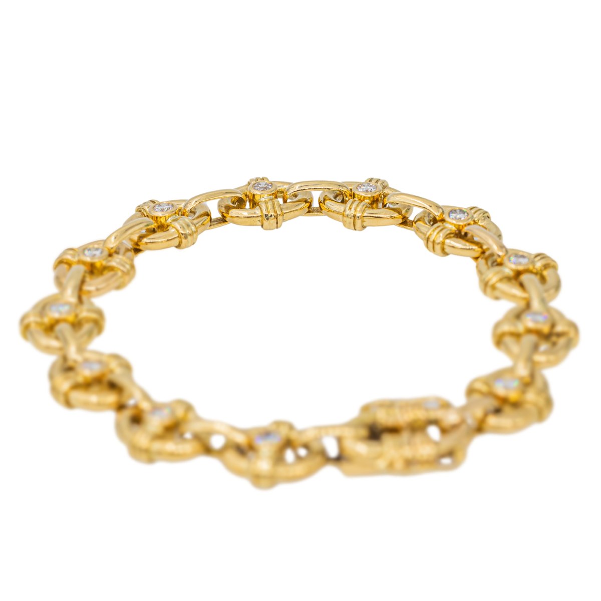 Bracelet en Or jaune et Diamant - Castafiore