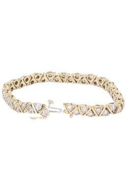 Bracelet en or jaune et diamant - Castafiore