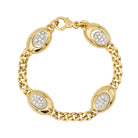 Bracelet en or jaune et diamant - Castafiore