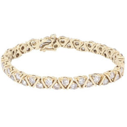 Bracelet en or jaune et diamant - Castafiore