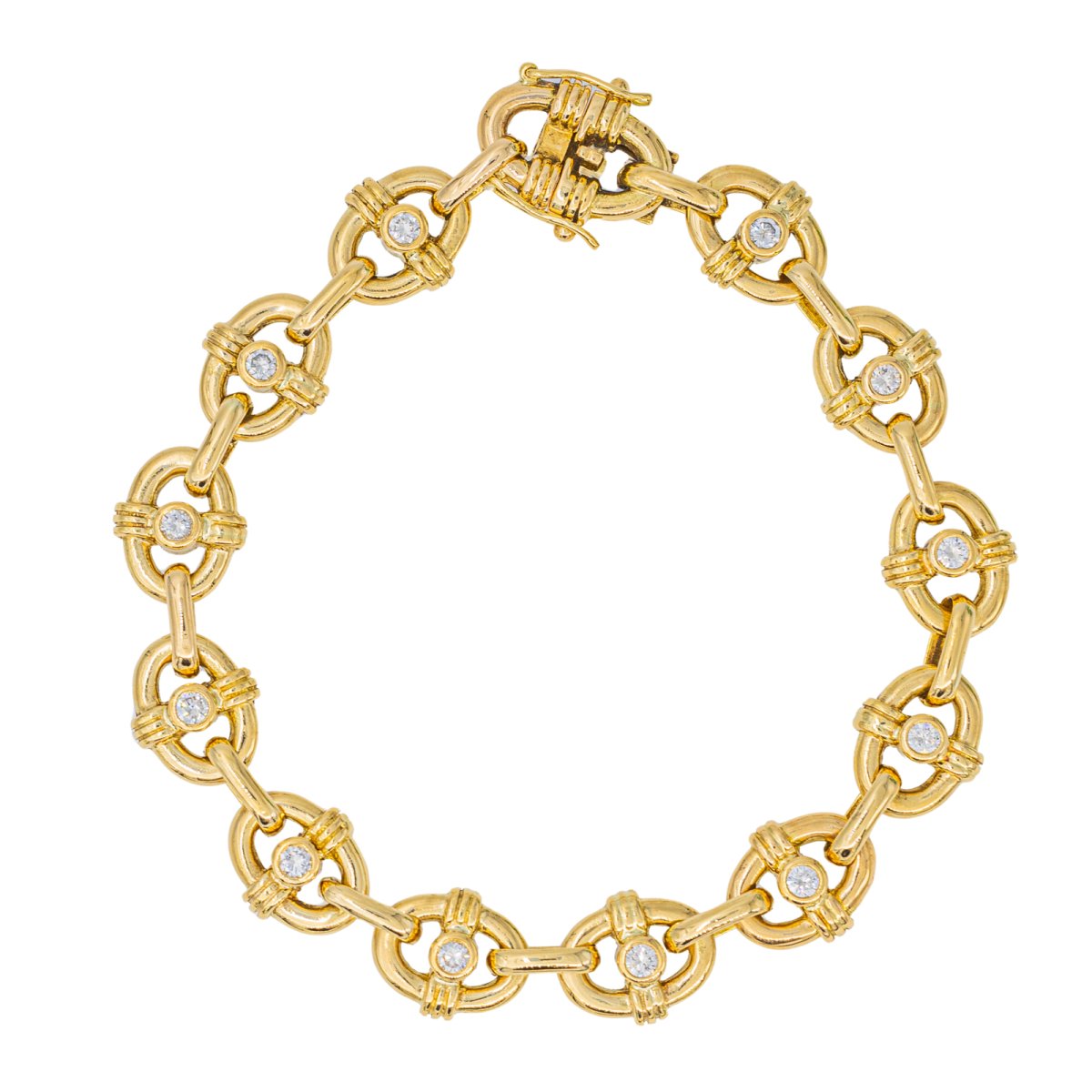 Bracelet en Or jaune et Diamant - Castafiore