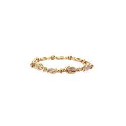 Bracelet en or jaune et diamants - Castafiore