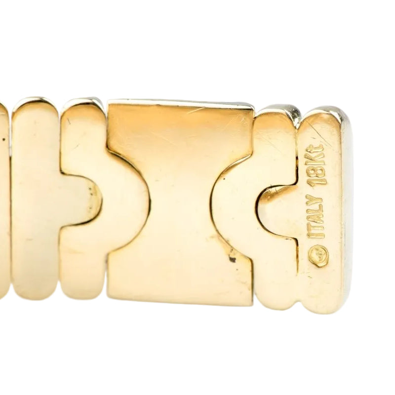 Bracelet en or jaune et diamants - Castafiore